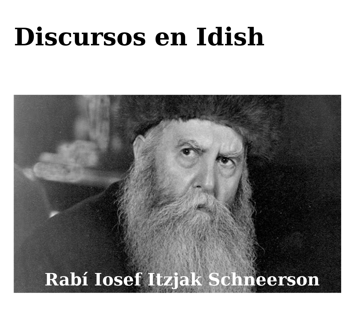 Discursos en Idish